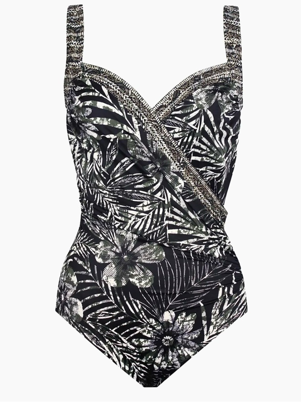 NWOT MIRACLESUIT Plus Size Zahara Sanibel One Piece Swimsuit size 18